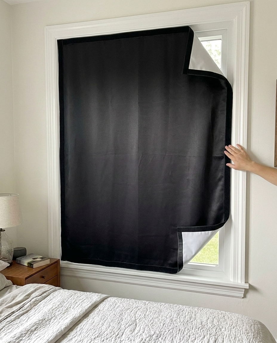 BlackoutMate Curtain — Pitch Black in 5 Minutes